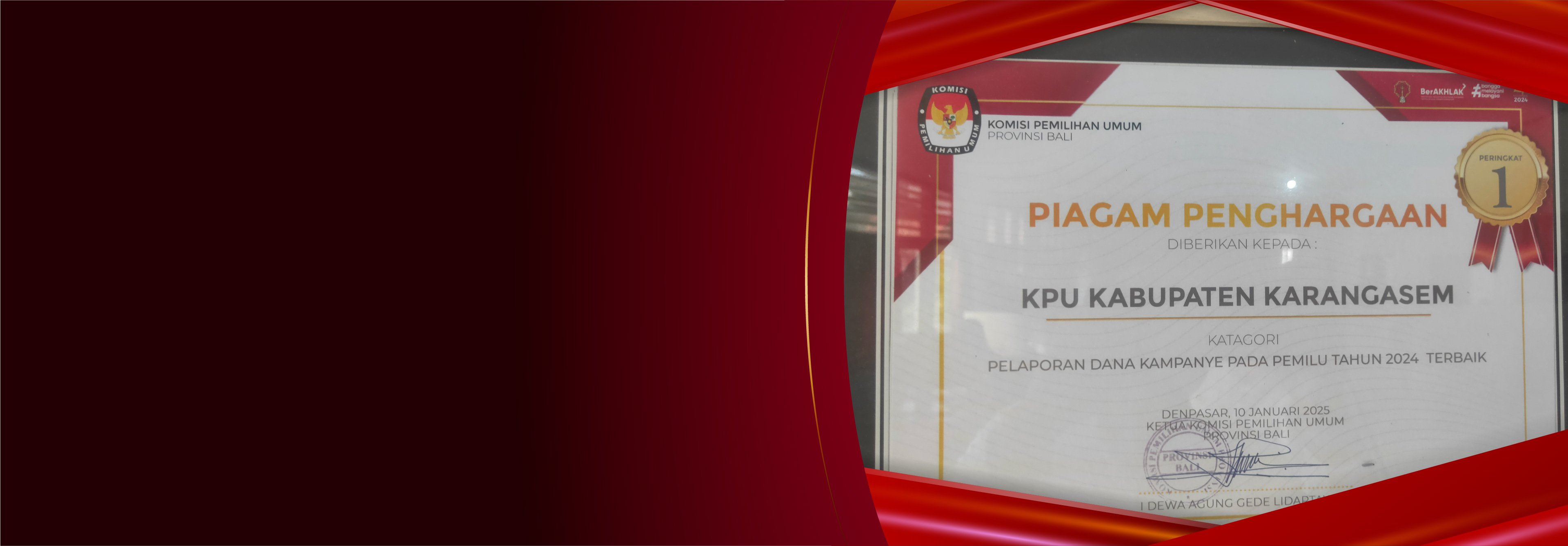 PELAPORAN DANA KAMPANYE PADA PEMILU TAHUN 2024 TERBAIK I