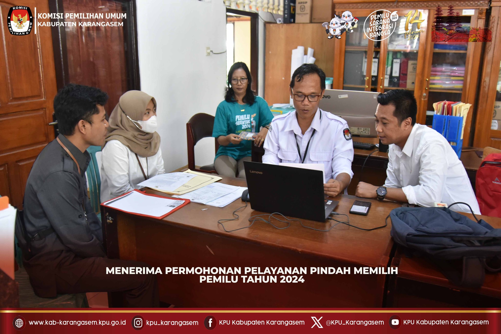 pelayanan helpdesk pindah memilih, Pemilu 2024