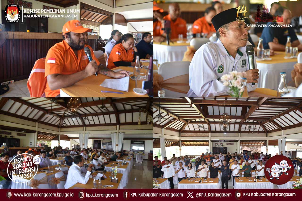 Rapat Koordinasi Tahapan Kampanye Pemilu Tahun 2024 , Rabu (13/12 ) 2023