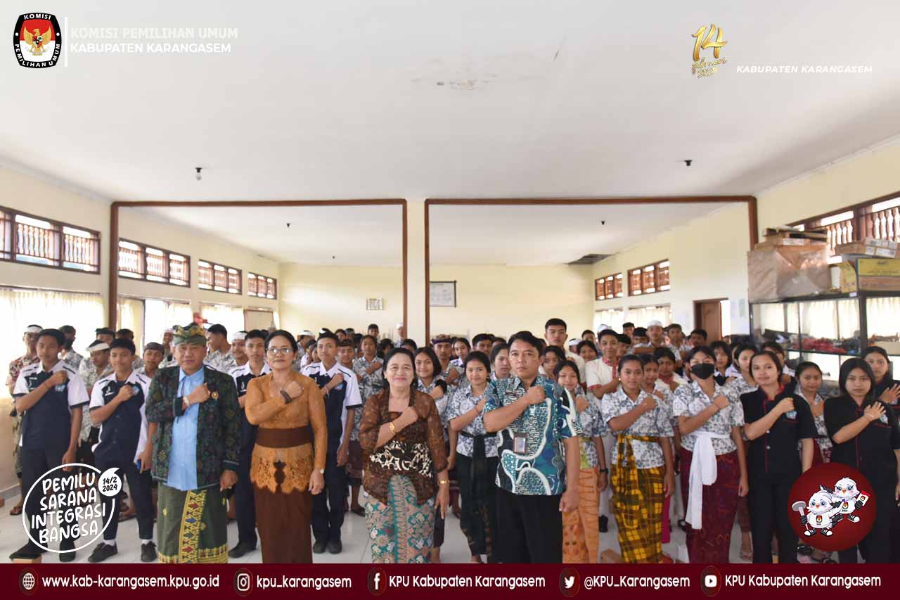 Sosialisasi bersama (FKUB) Karangasem di SMK Negeri 1 Bebandem, Kamis (21/9).2023