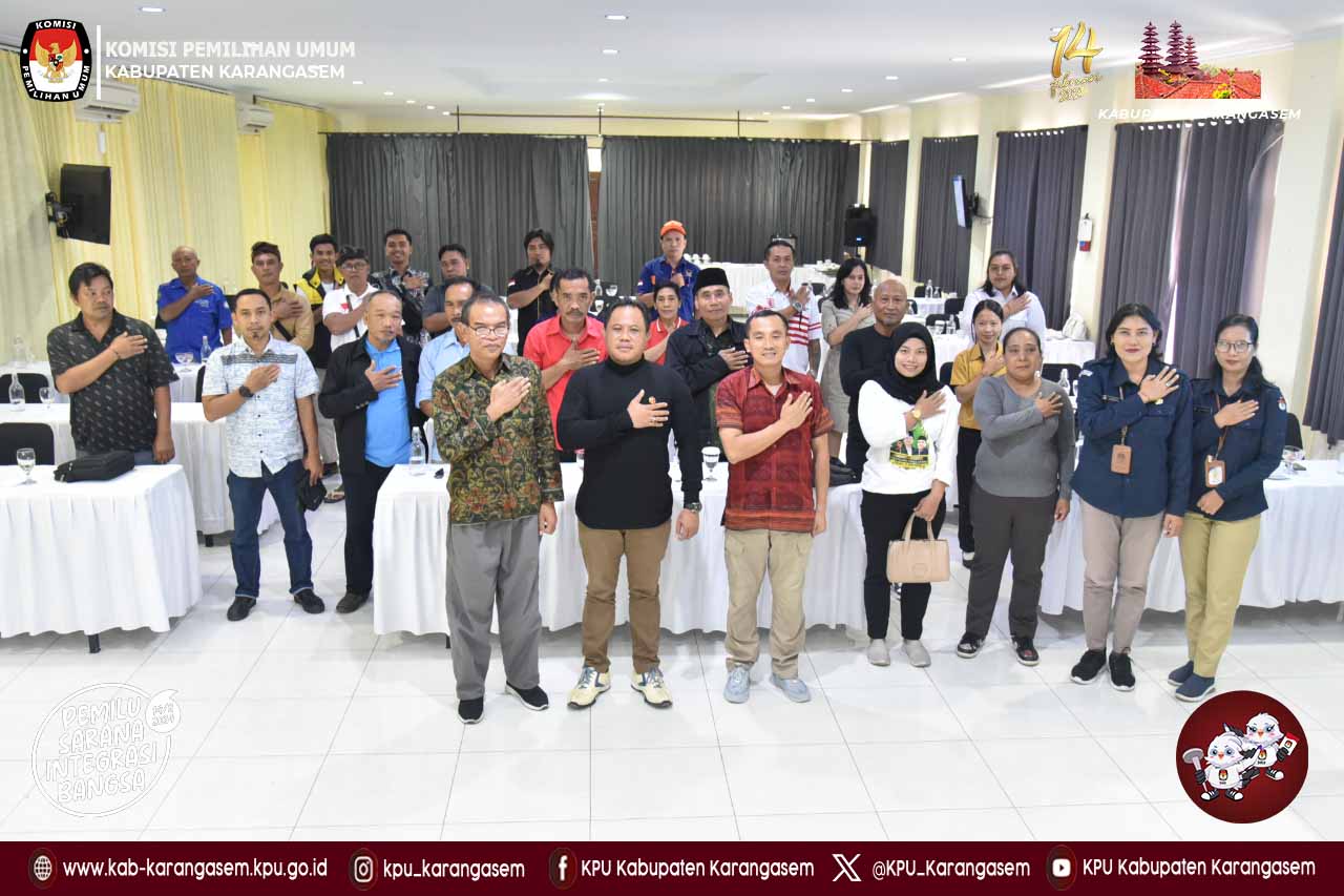 Rapat Koordinasi Pelaksanaan Kampanye Pemilu Tahun 2024 Sabtu (20/1).2024
