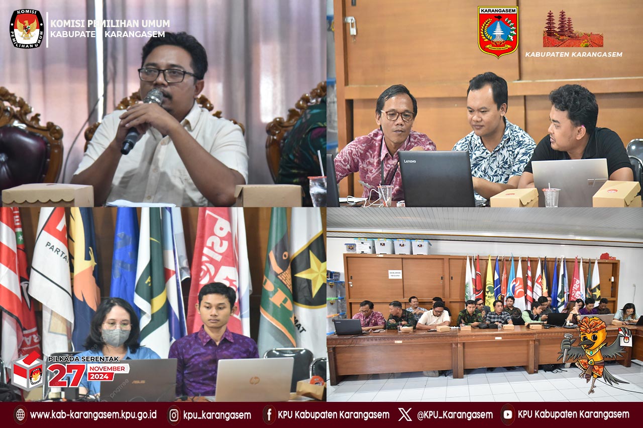 apat Evaluasi Kegiatan Pencocokan dan Penelitian Coklit Pilkada Karangasem 2024