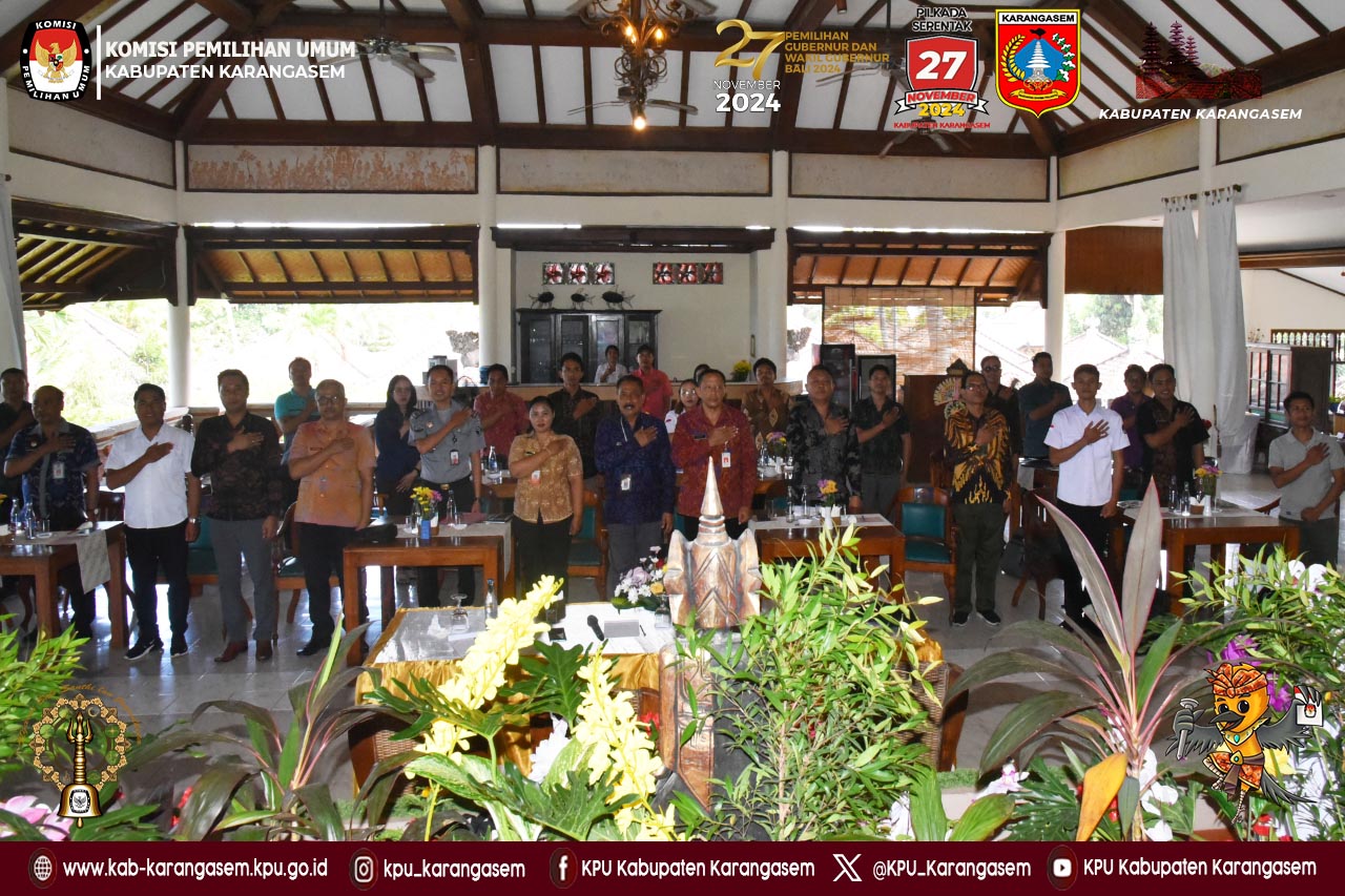Rapat Evaluasi Pencocokan dan Penelitian (Coklit) Pilkada 202, 4 23 juli 2024