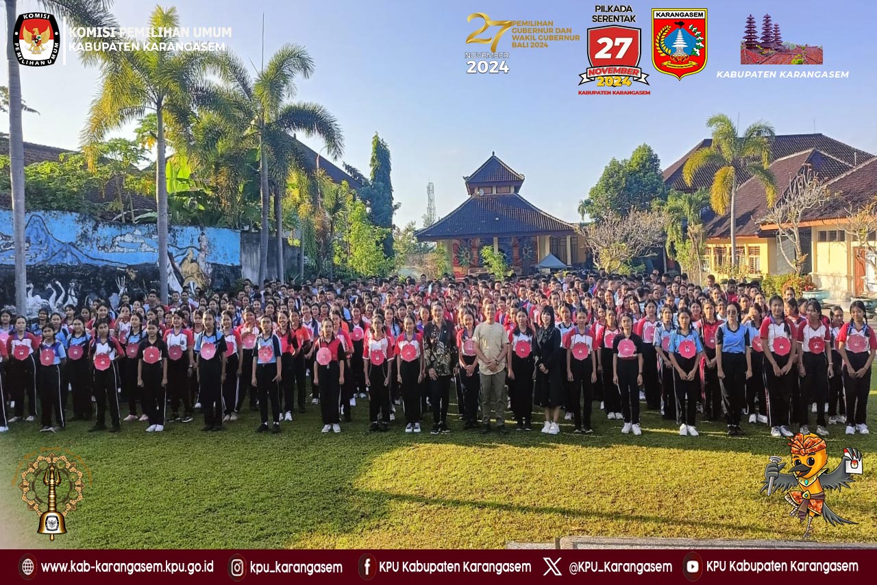 Sosialisasi melalui kegiatan MPLS di SMAN 2 Amlapura 19 Juli 2024