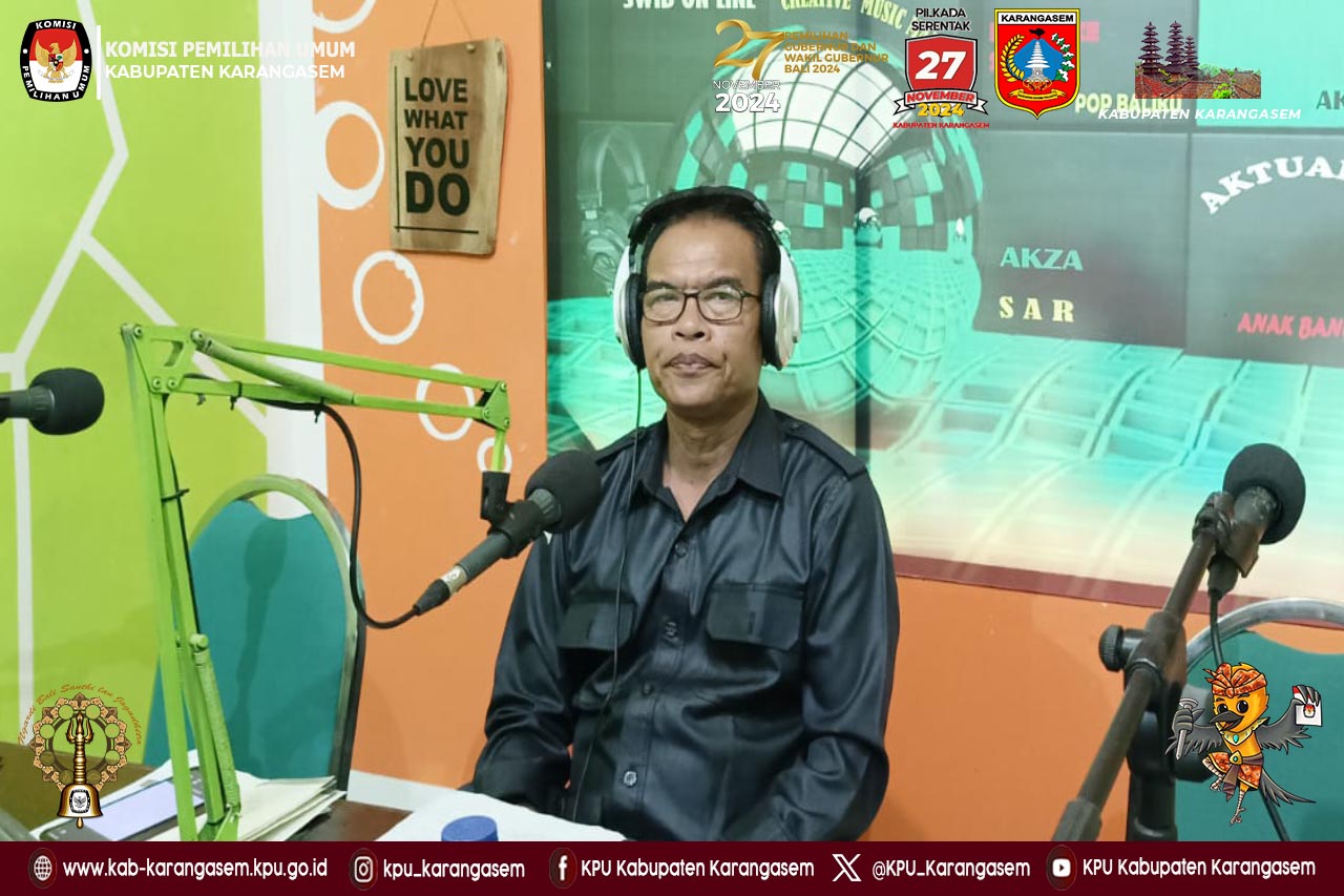 Sosialisasi Tahapan Pilkada melalui interaktif di Radio SWIB FM, 7 Agustus 2024