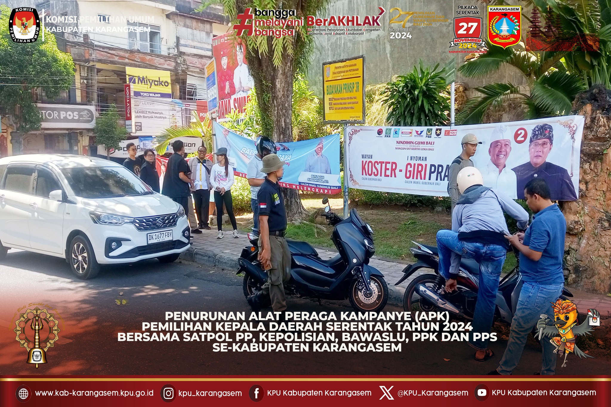 Penurunan  dan penertiban Alat Peraga Kampanye