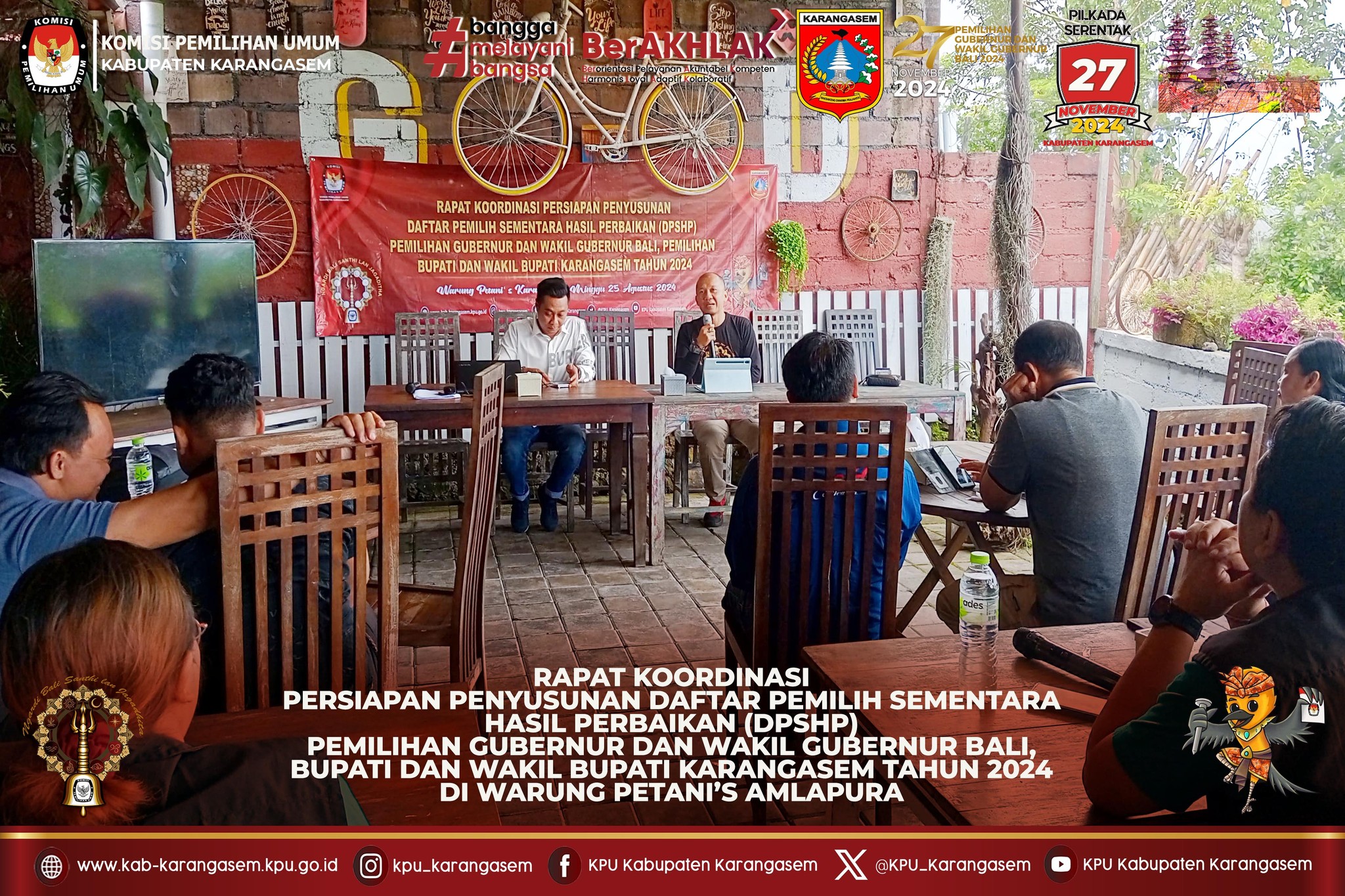 Rapat Koordinasi Persiapan DPS hasil Perbaikan Pilkada 2024, 25 Agustus 2024