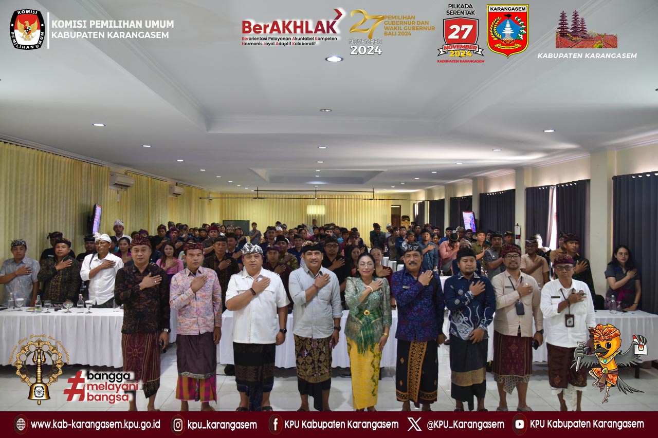 Sosialisasi kode Etik penyelenggaraan dan Mitigasi Permasalahan Hukum Pilkada, 19 Agustus 2024