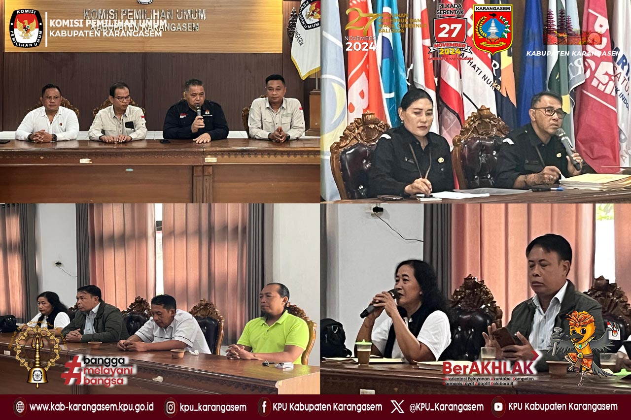 Penyampaian Hasil Audit Dana Kampanye Pilkada Karangasem Tahun 2024