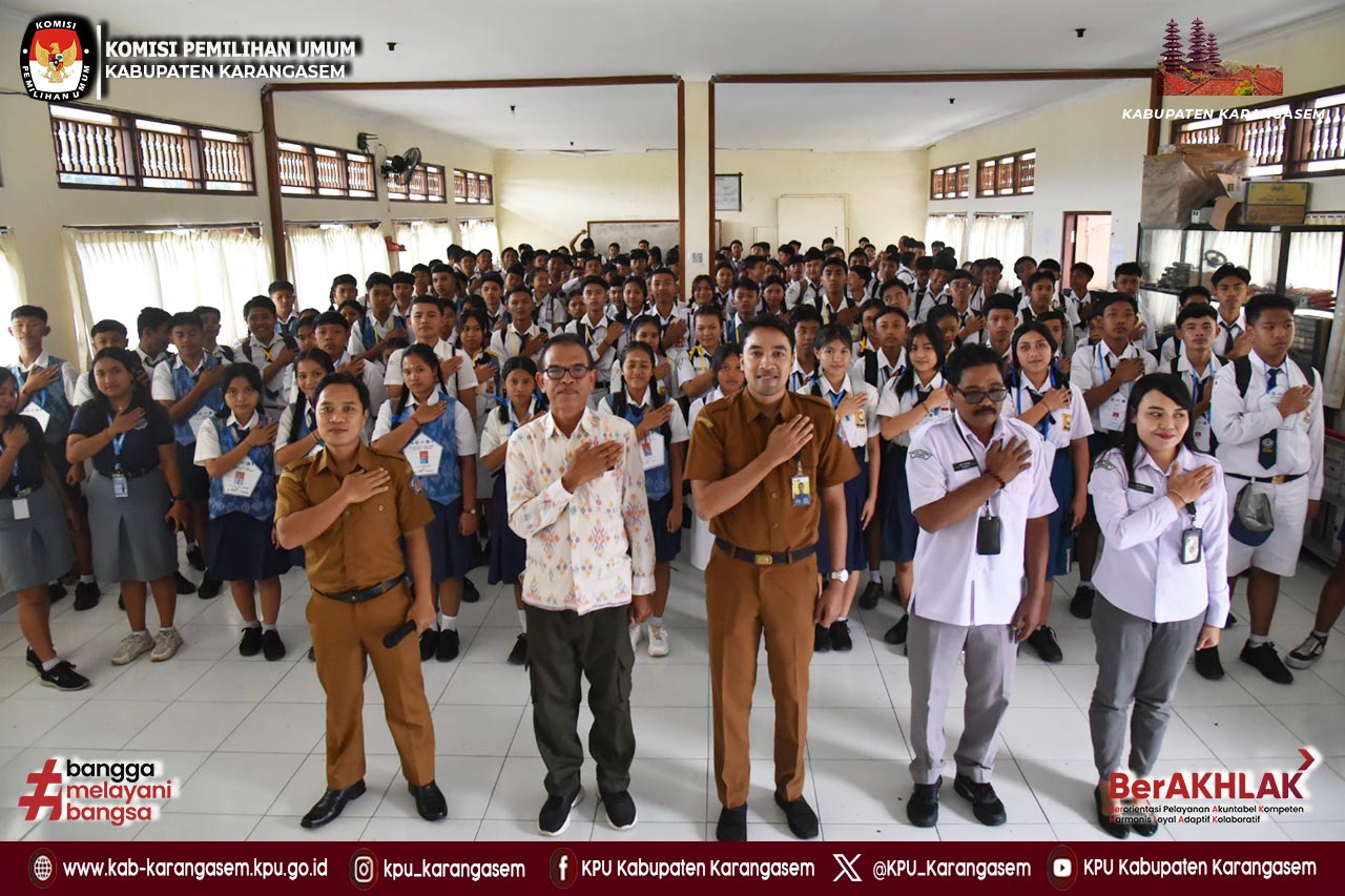 Sosialisasi melalui Kegiatan MPLS di SMKN 1 Bebandem