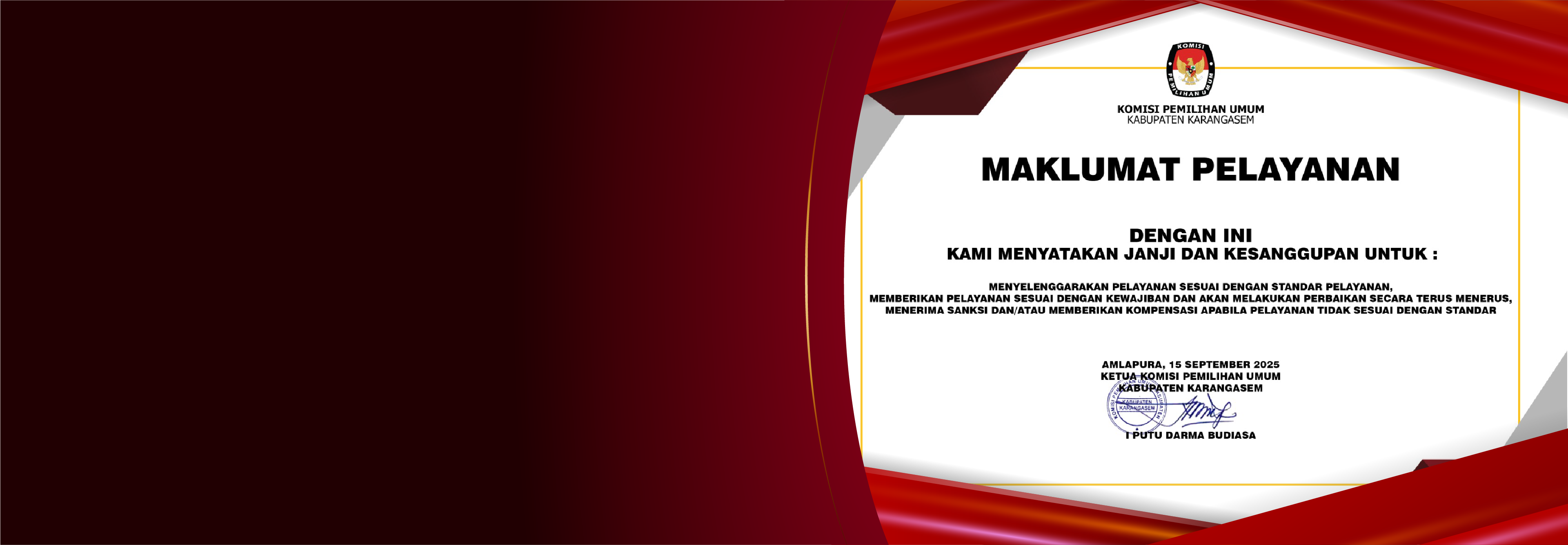 MAKLUMAT PELAYANAN