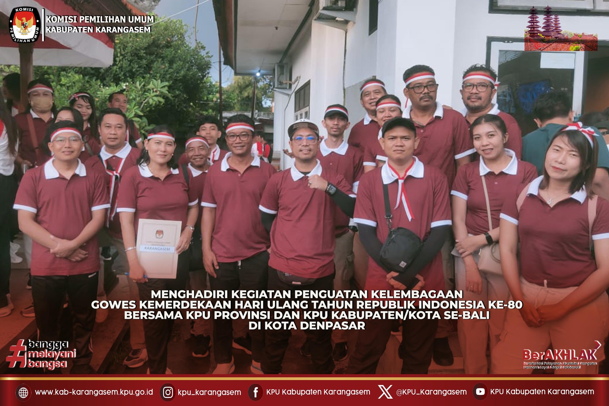 kegiatan Penguatan Kelembagaan Kemerdekaan Memperingati HUTRI Ke-80 , Jumat (15/8) 2025.