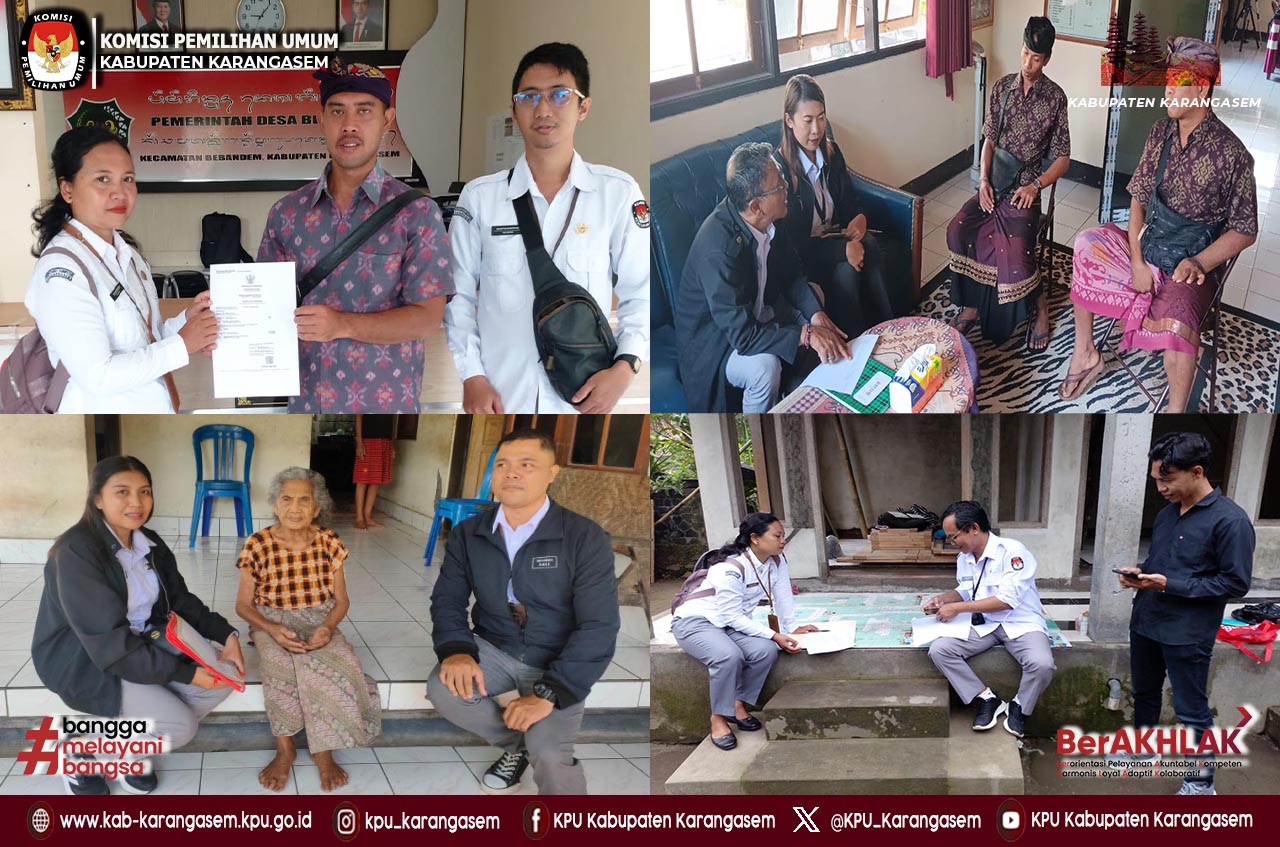 Pencocokan Terbatas Data Pemilih (Coktas) ,Kamis (30/10/2025).