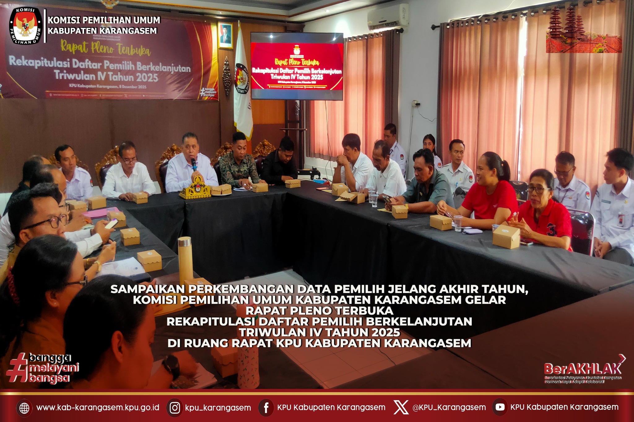 Pembahasan  PKPU No. 1 Tahun 2025 tentang Pemutakhiran Data Pemilih Berkelanjutan, Senin 8 /12/2025