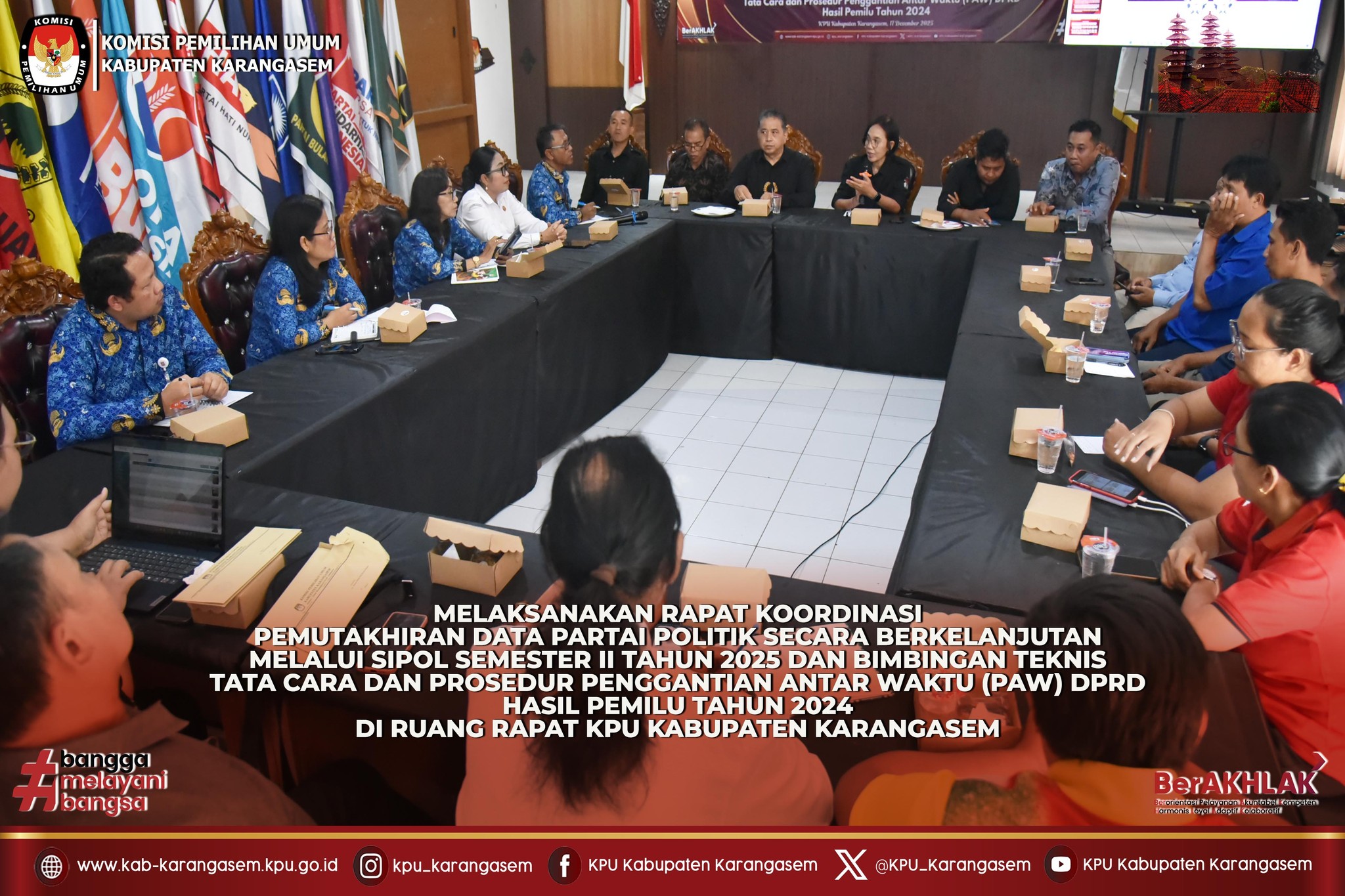Rakor Pemutakhiran Data Partai Politik dan Pengganti Antar Waktu DPRD Hasil Pemilu 2024, 17/12/2025