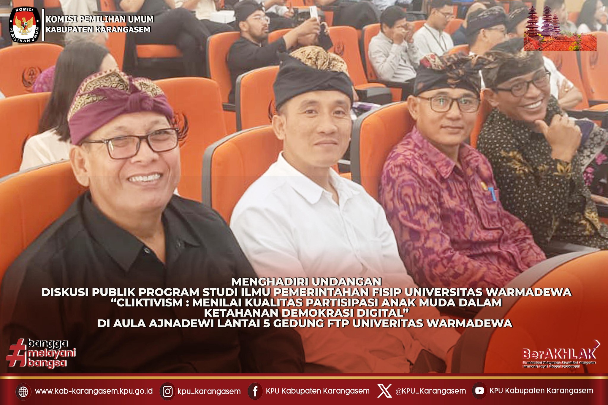 Diskusi Publik Ilmu Pemerintahan Universitas Warmadewa, Kamis 29/1/2026