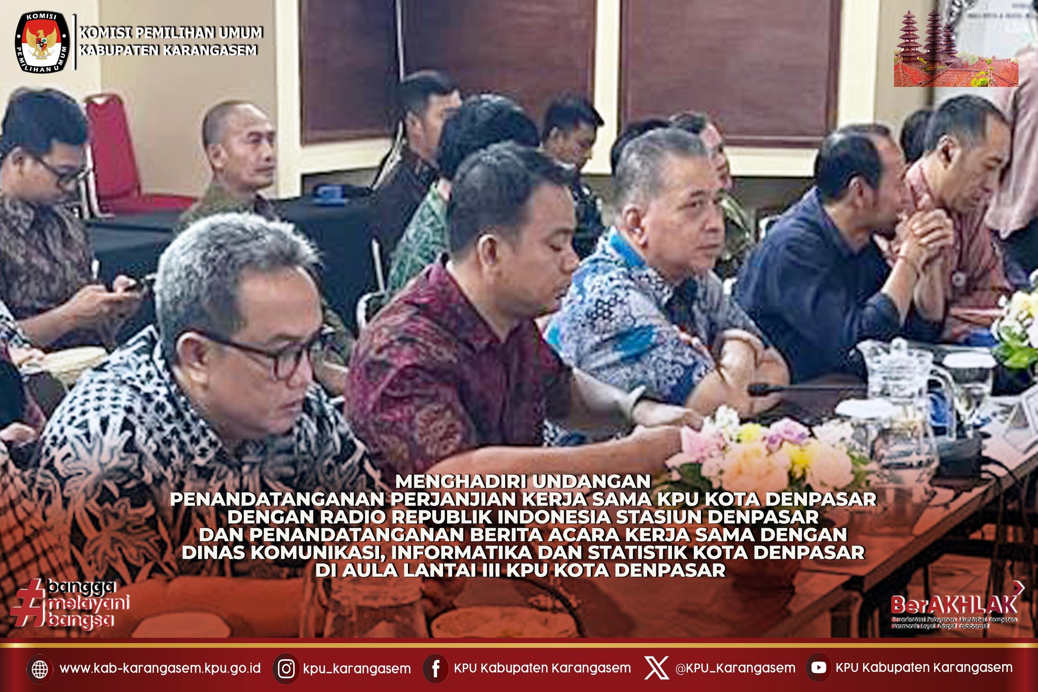 Penandatanganan Perjanjian Kerja Sama Radio Republik Indonesia Stasiun Denpasa, Jumat 30/1/2026