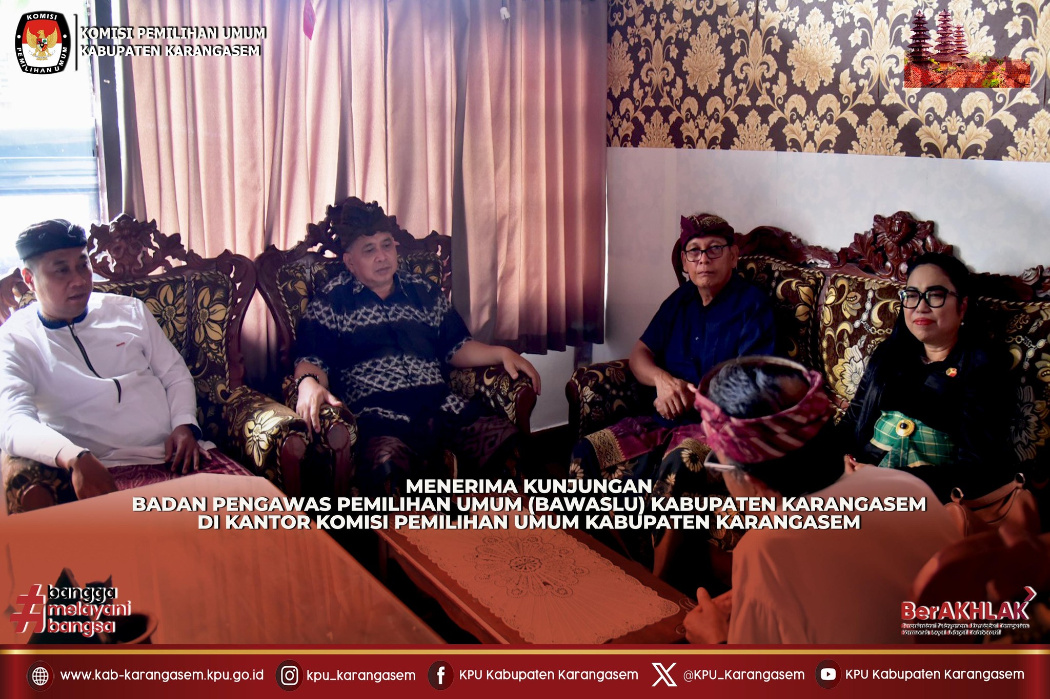 kunjungan Badan Pengawas Pemilihan Umum (Bawaslu) Kab. Karangasem, Kamis 5 Februari 2026