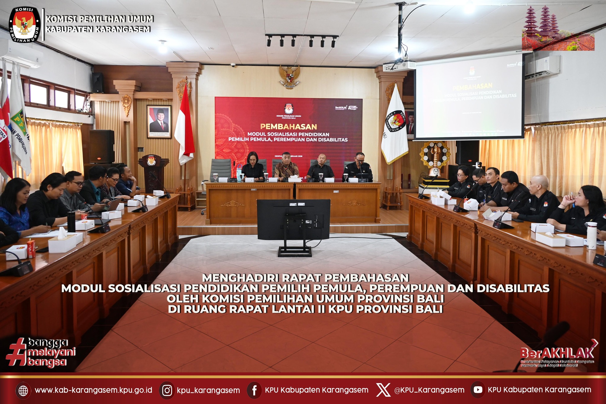 Pembahasan Modul Pendidikan Pemilih Rabu (25/2/2026 )