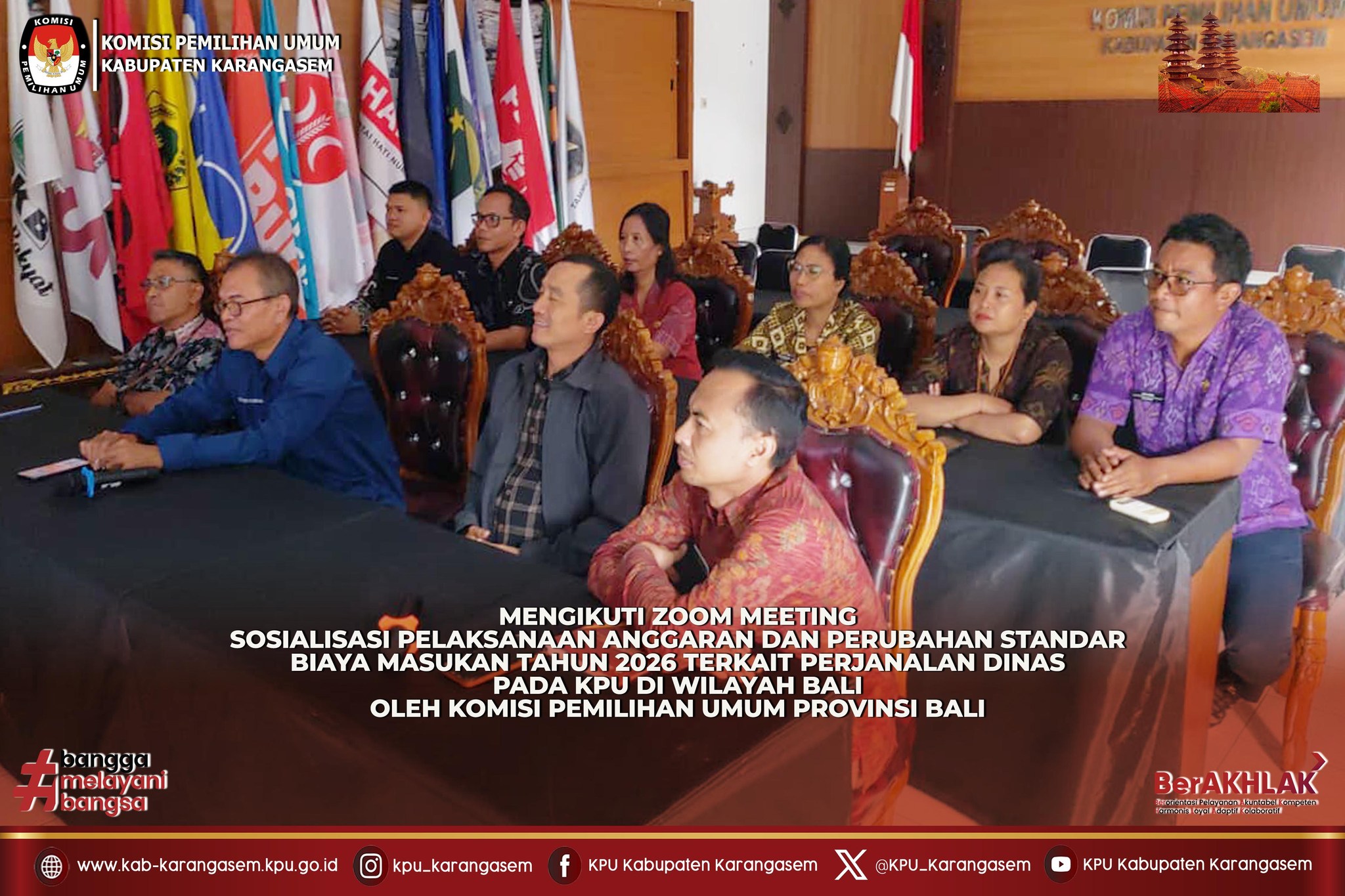 Mengikuti Sosialisasi Pelaksanaan Anggaran Tahun 2026, Jumat 13/2/2026