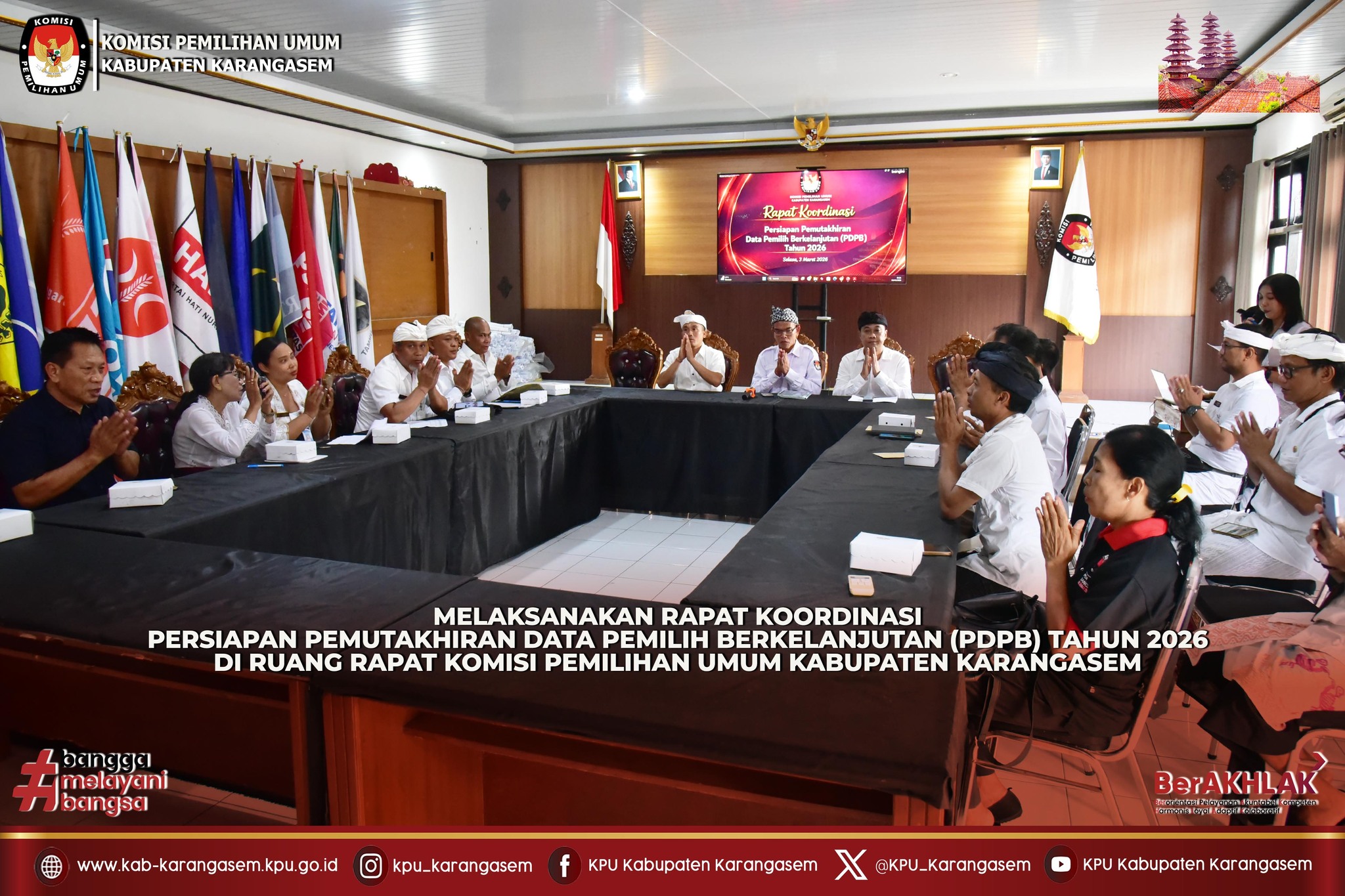 Rapat Koordinasi Persiapan PDPB Tahun 2026 Selasa (3/3/2026).
