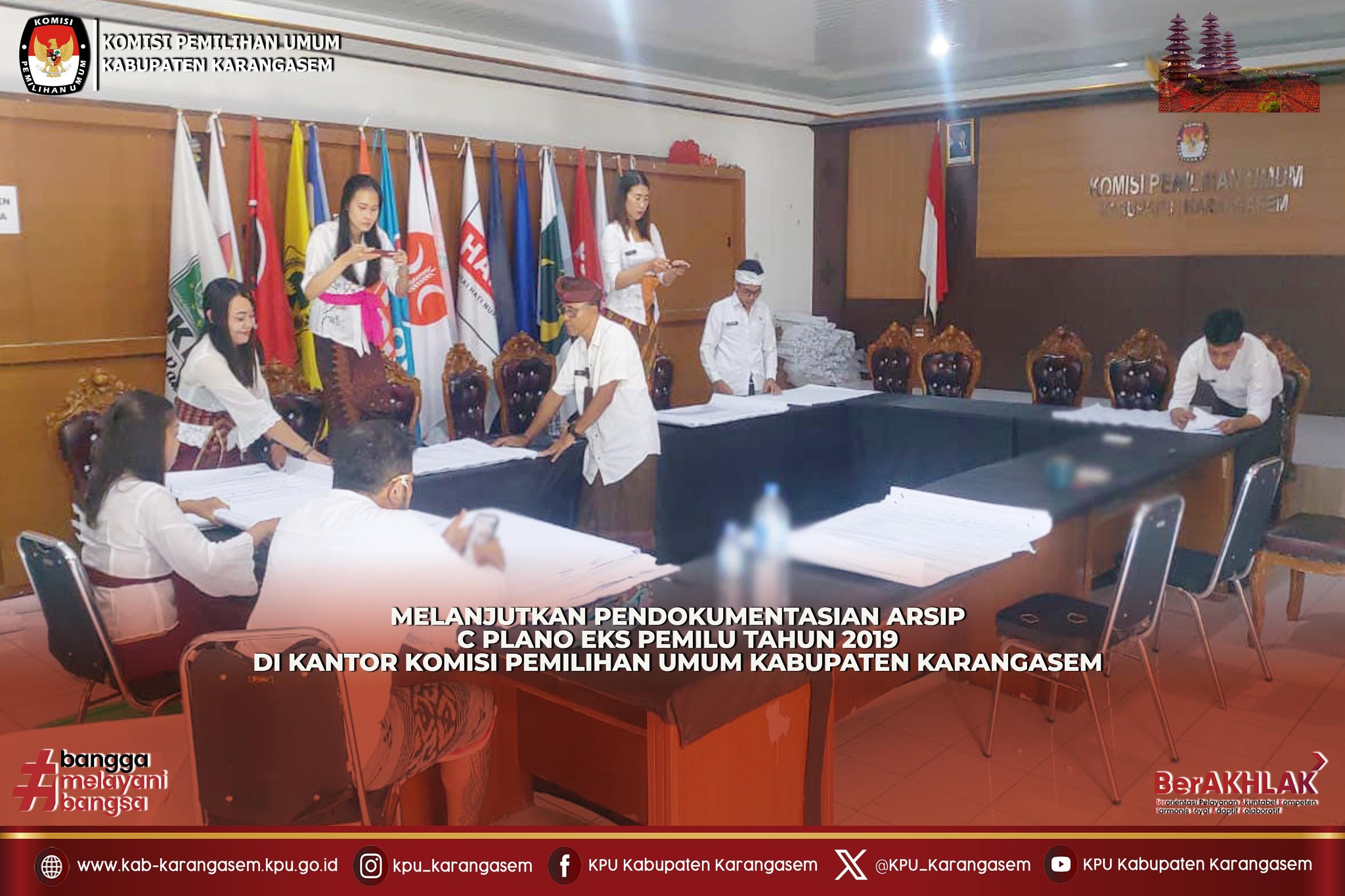 Pendokumentasian Arsip C Plano Eks Pemilu 2019, Kamis 5/3/2026