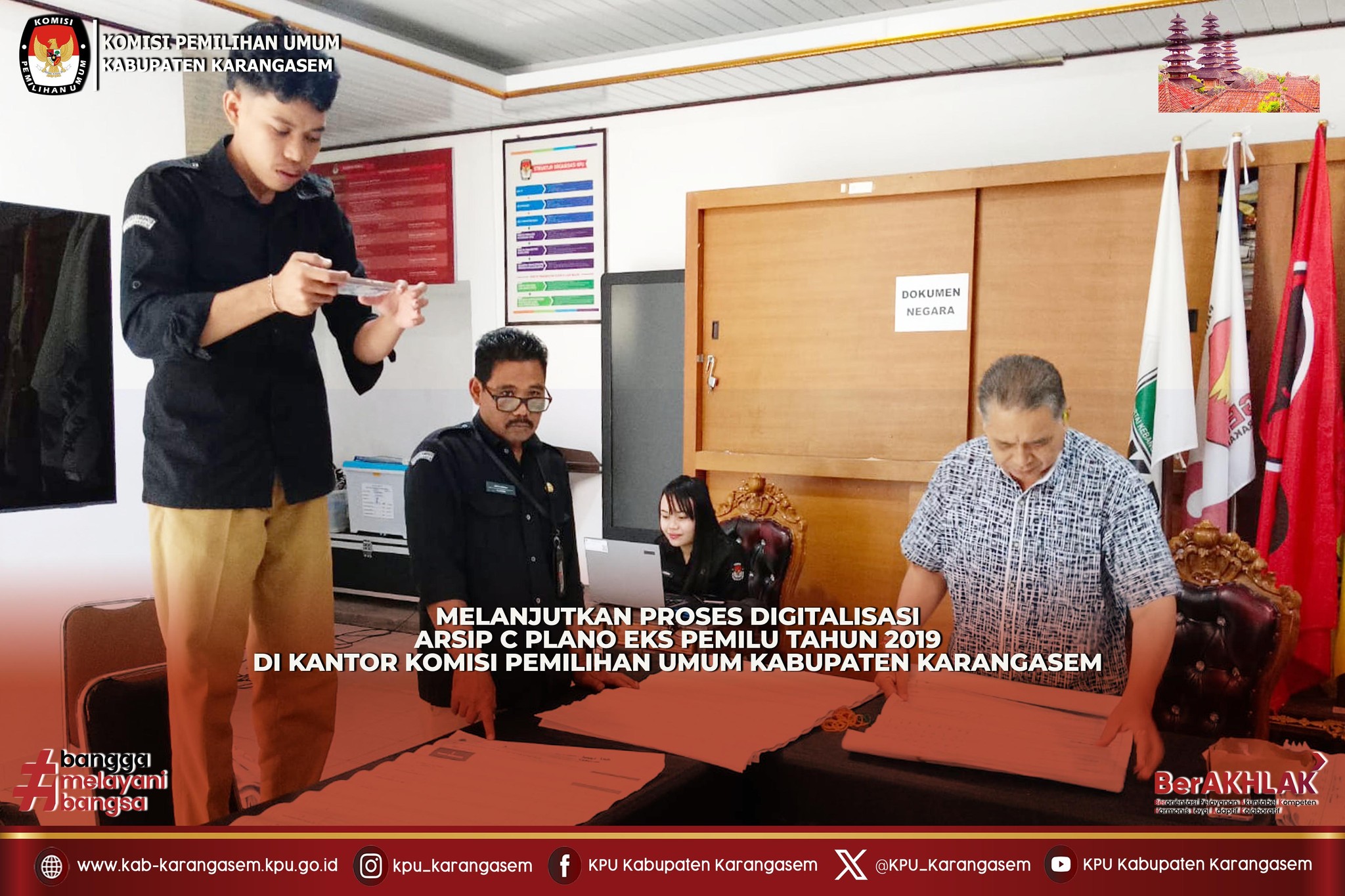 Digitalisasi Arsip C Plano Eks Pemilu Rabu (25/2/2026)