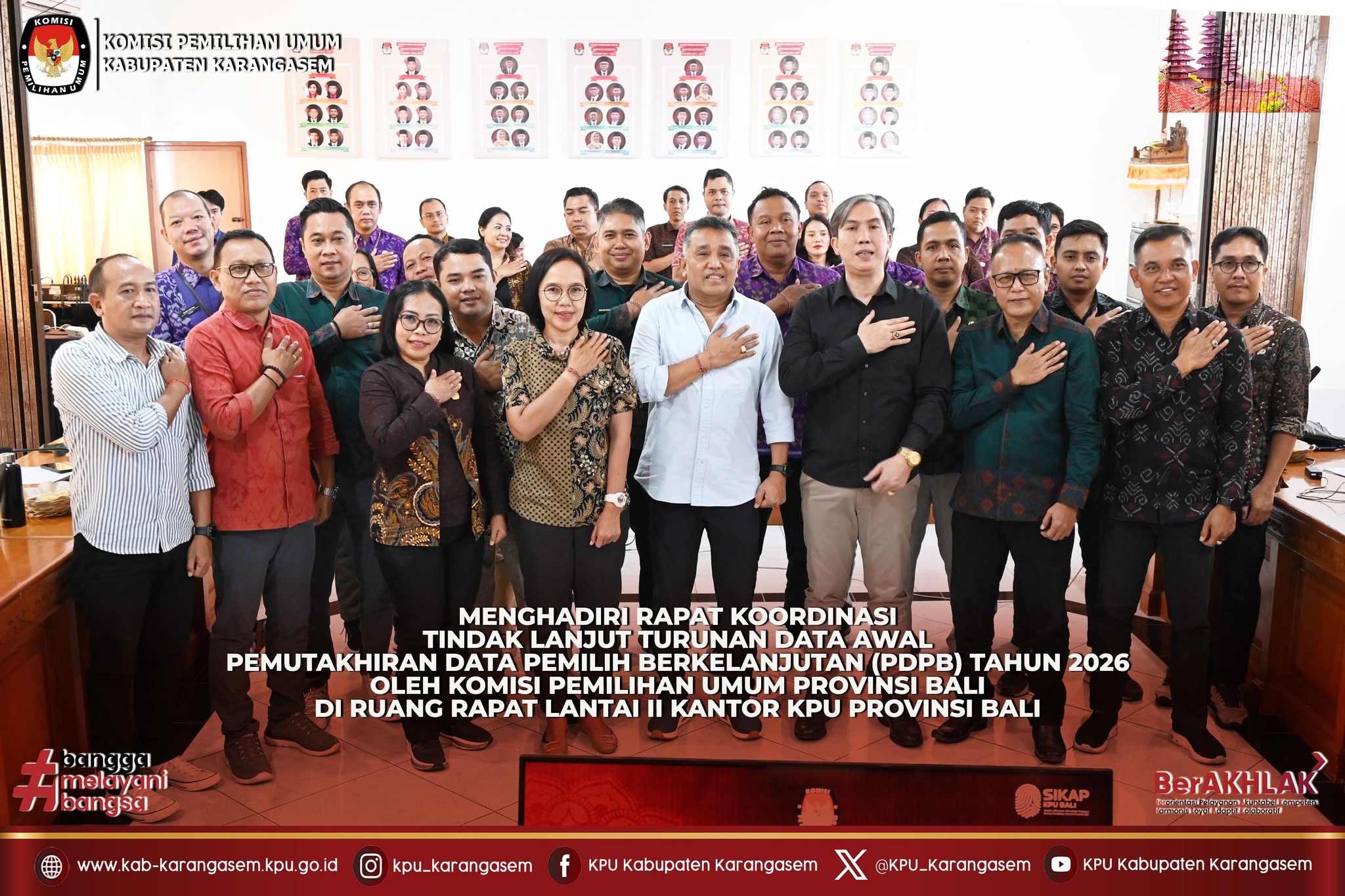 apat Koordinasi Tindak Lanjut Turunan Data Awal PDPB Tahun 2026 , Jumat 6/3/2026