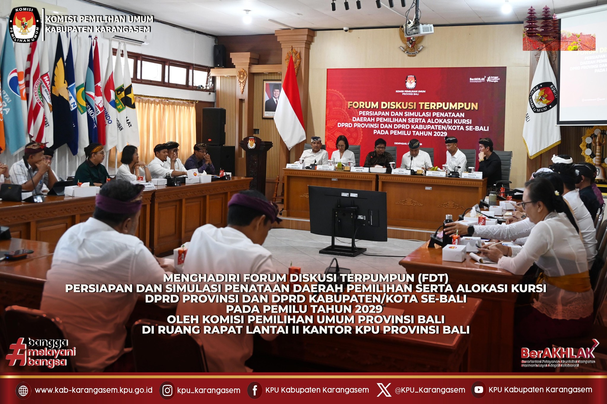 Simulasi Dapil dan Alokasi Kursi Proyeksi Pemilu 2029 Kamis (9/4/2026).