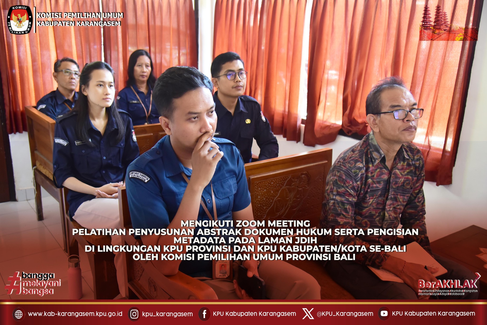 Penyusunan Abstrak Dokumen Hukum dan Pengisian Metadata JDIH Selasa (14/4/2026).