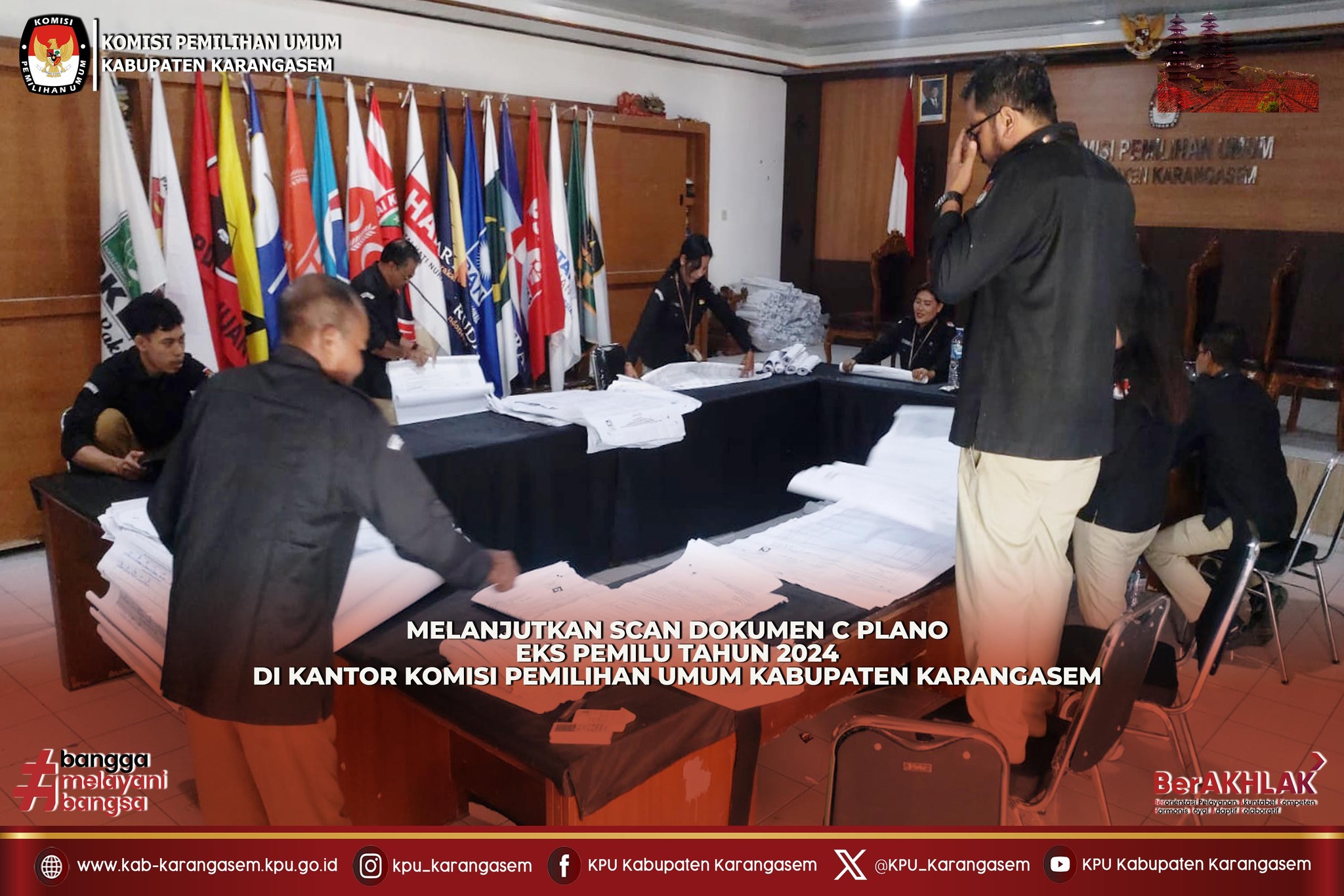 Scan Dokumen C Plano Pemilu Tahun 2024 Rabu (15/4/2026).