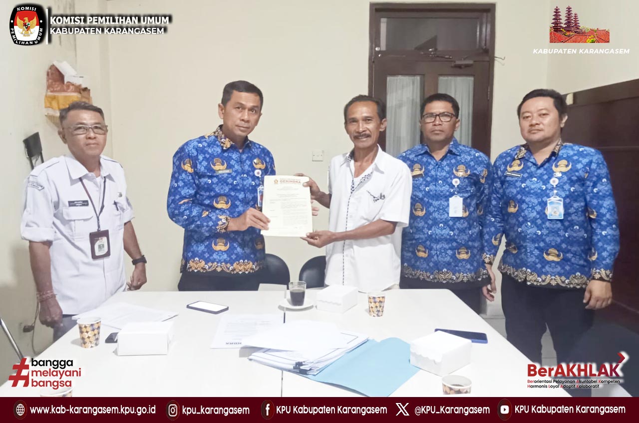 Rakor.Pengajuan Kelengkapan Administrasi Banpol Senin (27/4/2026).