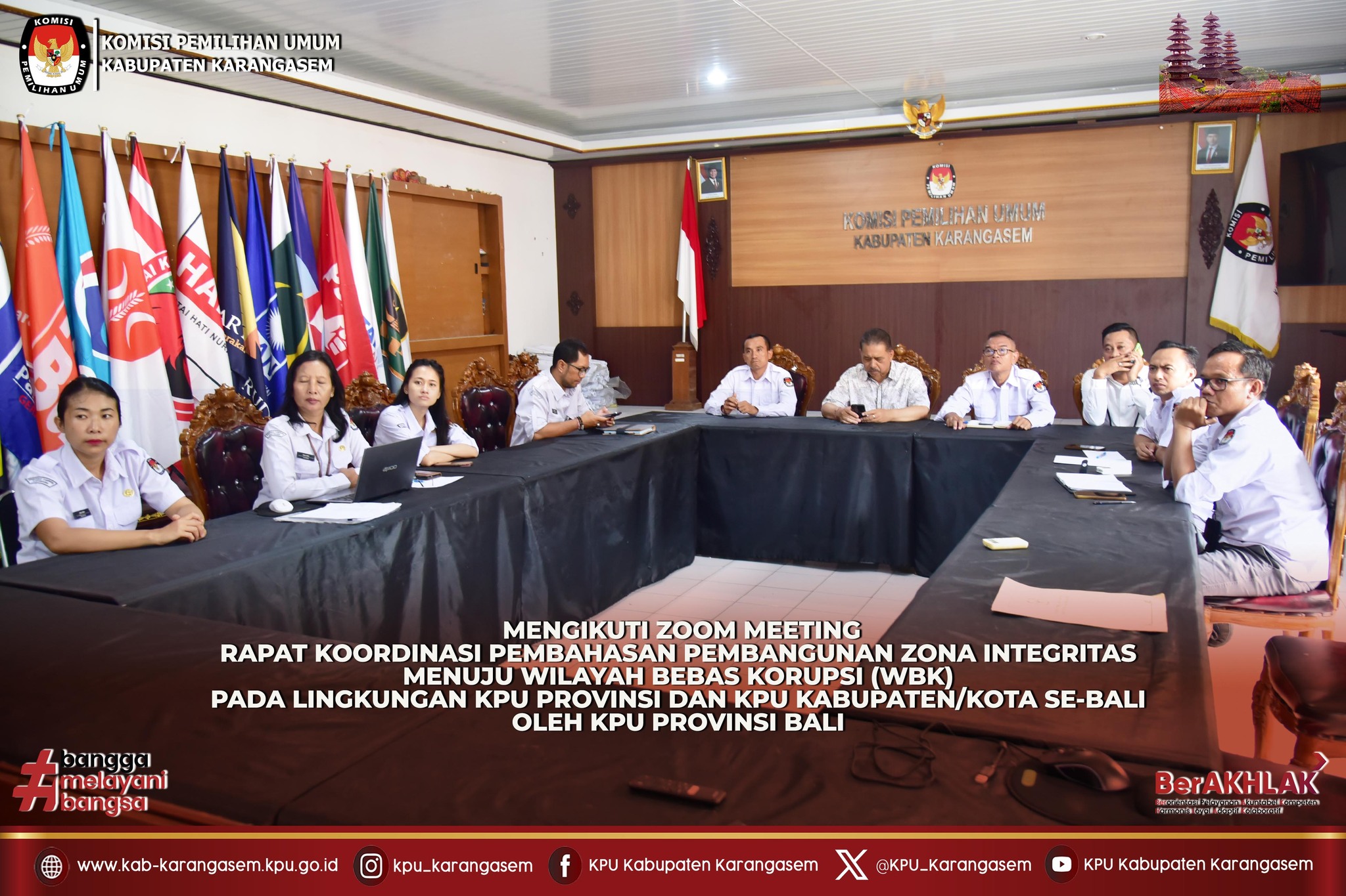 Pembentukan Zona Integritas Menuju WBK Pada KPU Se-Bali Senin (27/4/2026)